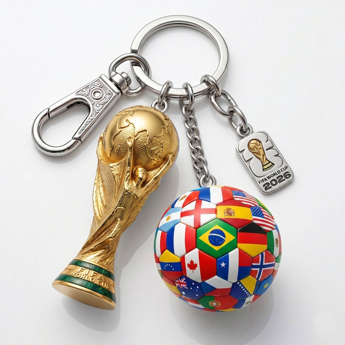 ⚽✨2PCS World Cup 2026 Keychain