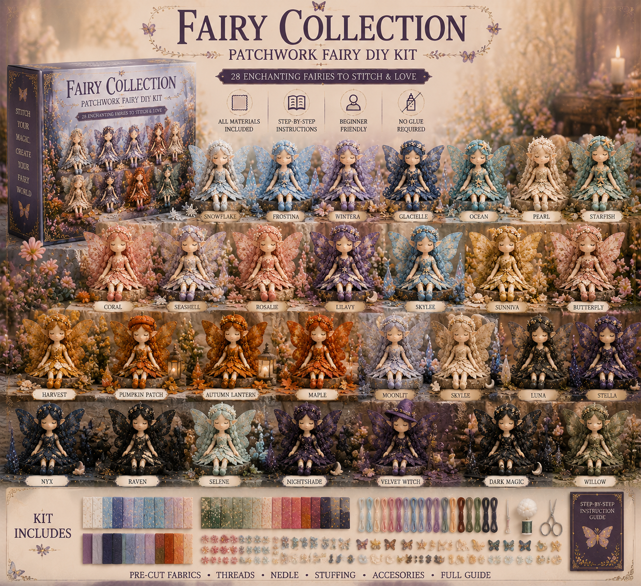 Fairy Patchwork DIY Collection ✨