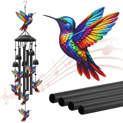 Cardinal Memorial Wind Chime Hanging Ornament for Garden and Patio