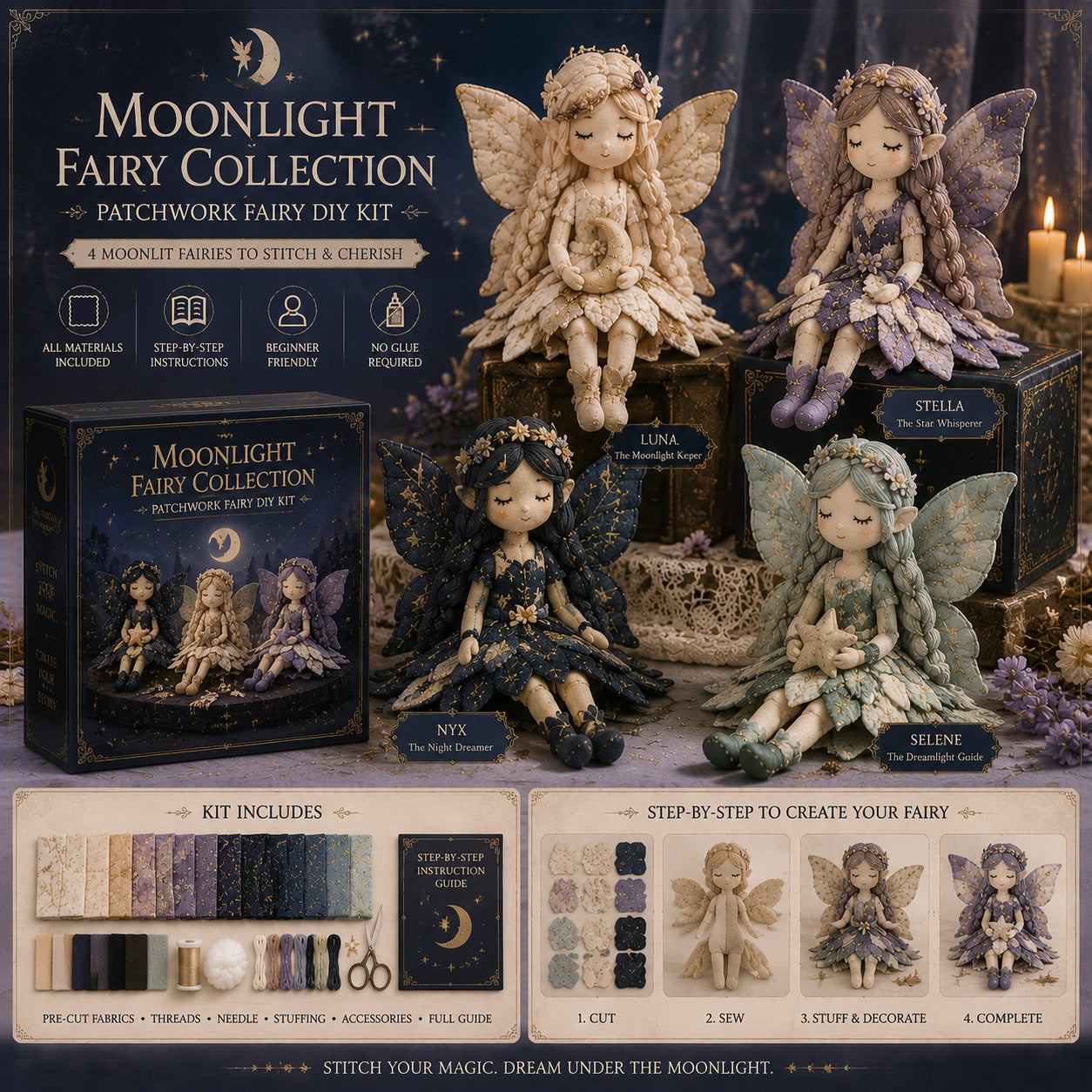 Fairy Patchwork DIY Collection ✨