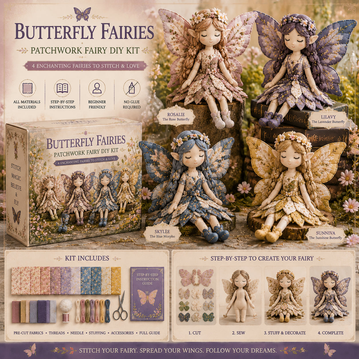 Fairy Patchwork DIY Collection ✨