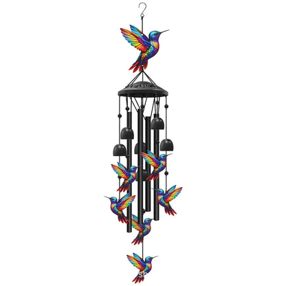 Cardinal Memorial Wind Chime Hanging Ornament for Garden and Patio
